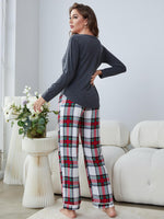 Load image into Gallery viewer, Hailey Plaid Lounge Set
